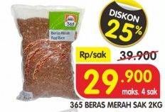 Promo Harga 365 Beras Merah 2 kg - Superindo