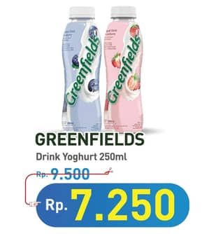 Promo Harga Greenfields Yogurt Drink 250 ml - Hypermart