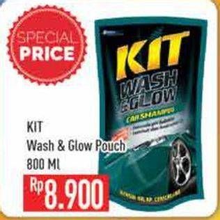 Promo Harga KIT Wash & Glow Car Shampoo 800 ml - Hypermart