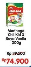 Promo Harga MORINAGA Chil Kid Soya Vanila 300 gr - Indomaret