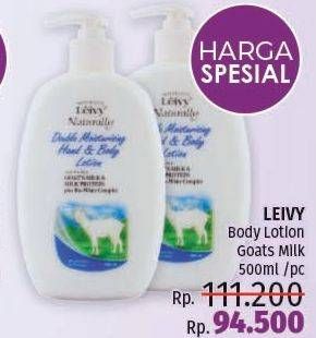 Promo Harga LEIVY Hand Body Lotion Goat