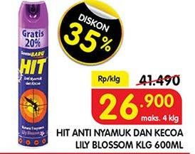 Promo Harga HIT Aerosol Lilly Blossom 600 ml - Superindo