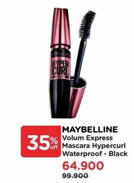 Promo Harga Maybelline Hypercurl Volum Express 9 ml - Watsons