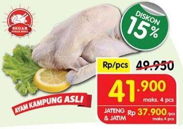 Promo Harga Ayam Kampung 600 gr - Superindo