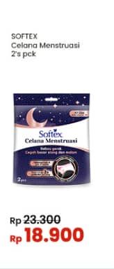 Promo Harga Softex Celana Menstruasi All Size 2 pcs - Indomaret