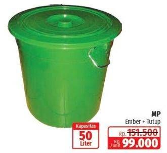 Promo Harga MP Ember Warna + Tutup  - Lotte Grosir