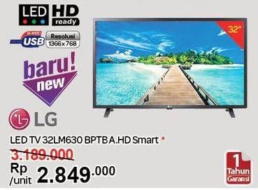 Promo Harga LG 32LM630BPTB | Active HDR  - Carrefour