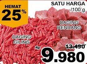 Promo Harga Daging Rendang/ Daging Giling  - Giant