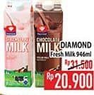 Promo Harga Diamond Fresh Milk 946 ml - Hypermart