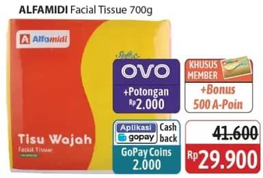 Promo Harga Alfamidi Facial Tissue 700 gr - Alfamidi