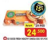 Promo Harga So Good Fresh Healthy Omega Egg 10 pcs - Superindo