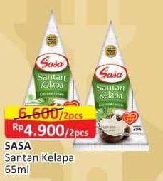 Promo Harga SASA Santan Cair 65 ml - Alfamart