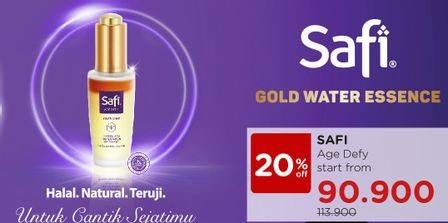 Promo Harga SAFI Age Defy Gold Water Essence  - Watsons