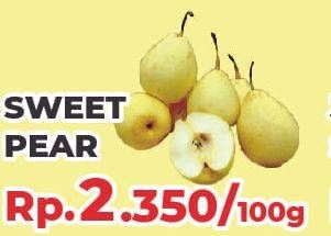 Promo Harga Pear Sweet per 100 gr - Yogya