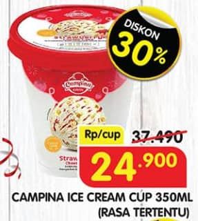 Promo Harga Campina Ice Cream Cake Series 350 ml - Superindo