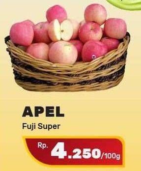 Promo Harga Apel Fuji Super per 100 gr - Yogya