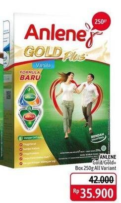 Promo Harga ANLENE Gold Plus Susu High Calcium All Variants 250 gr - Alfamidi