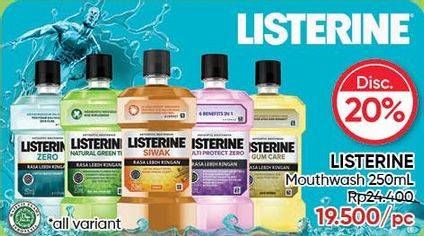 Promo Harga LISTERINE Mouthwash Antiseptic All Variants 250 ml - Guardian