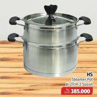 Promo Harga Steamer Pot 27cm 2 Susun  - Lotte Grosir