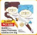Promo Harga Glico Pejoy Stick Cookies Cream, Chocolate 37 gr - Alfamart
