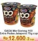 Promo Harga GAGA 100 Extra Pedas Goreng Jalapeno 75 gr - Indomaret