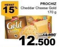 Promo Harga PROCHIZ Gold Cheddar 170 gr - Giant