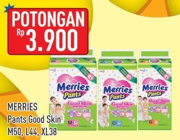 Promo Harga Merries Pants Good Skin M50, L44, XL38  - Hypermart