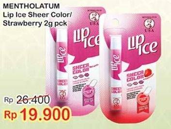 Promo Harga LIP ICE Sheer Color Strawberry, Sheer Colour  - Indomaret