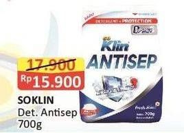 Promo Harga SO KLIN Antisep Detergent Fresh Scent 700 gr - Alfamart