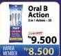 Promo Harga Oral B Toothbrush 3in1 Action 3 pcs - Alfamidi