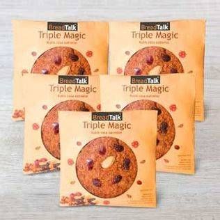 Promo BreadTalk Paket Triple Magic
*Kukis renyah beraroma tradisional dengan campuran oatmeal, kismis, dan kacang almond