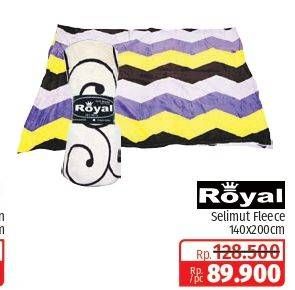 Promo Harga Royal Selimut Fleece 140x200cm  - Lotte Grosir