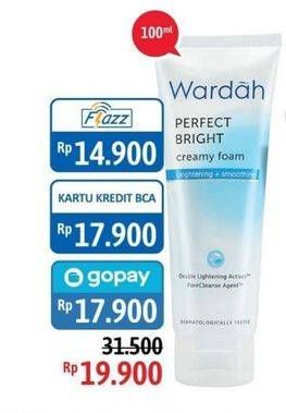 Promo Harga WARDAH Perfect Bright Facial Foam 100 ml - Alfamidi