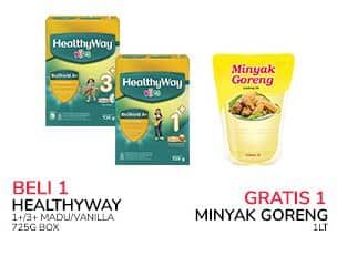 Healthyway Healthyway 1+/3+  Beli 1 Gratis 1 Minyak Goreng 1L, Indomaret Fresh