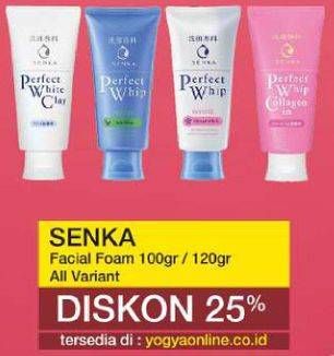 Promo Harga SENKA Perfect Whip Facial Foam All Variants 100 gr - Yogya