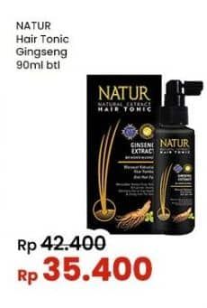 Promo Harga Natur Hair Tonic Gingseng 90 ml - Indomaret