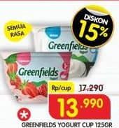 Promo Harga Greenfields Yogurt All Variants 125 gr - Superindo