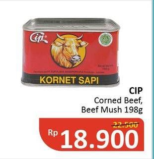 Promo Harga CIP Corned Beef Beef Mushrooms 198 gr - Alfamidi