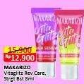 Promo Harga Makarizo Vita Glitz Hair Serum Strength Booster, Revitalizing Care 8 ml - Alfamart