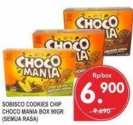 Promo Harga CHOCO MANIA Choco Chip Cookies All Variants 90 gr - Superindo