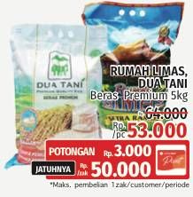 RUMAH LIMAS/ DUA TANI Beras Premium 5 kg