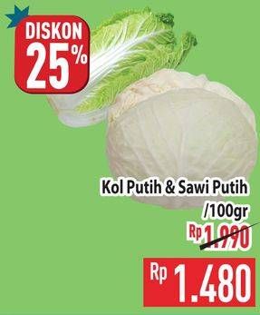 Promo Harga Kol Putih/Sawi Putih  - Hypermart