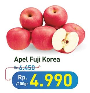 Promo Harga Apel Fuji Korea per 100 gr - Hypermart