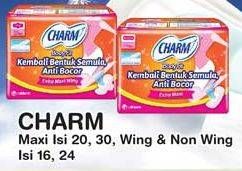 Promo Harga Charm Body Fit Extra Maxi NonWing, Wing 16 pcs - Yogya