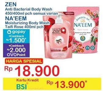 Promo Harga Zen Antibacterial Body Wash/Naeem Body Wash  - Indomaret