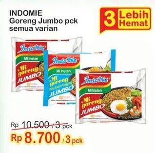 Promo Harga INDOMIE Mi Goreng Jumbo All Variants per 3 pcs - Indomaret