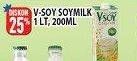 Promo Harga V-SOY Soya Bean Milk  - Hypermart