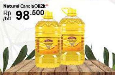 Promo Harga NATUREL Canola Oil 2 ltr - Carrefour