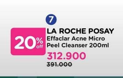 Promo Harga La Roche Posay Effaclar Micro-Peeling Purifying Gel  - Watsons