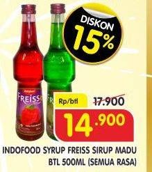 Promo Harga FREISS Syrup All Variants 500 ml - Superindo